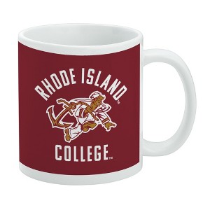Rhode Island College Anchormen Logo Ceramic Coffee Mug Novelty Gift Mugs for Coffee Tea and Hot Drinks 11oz White - 1 of 4
