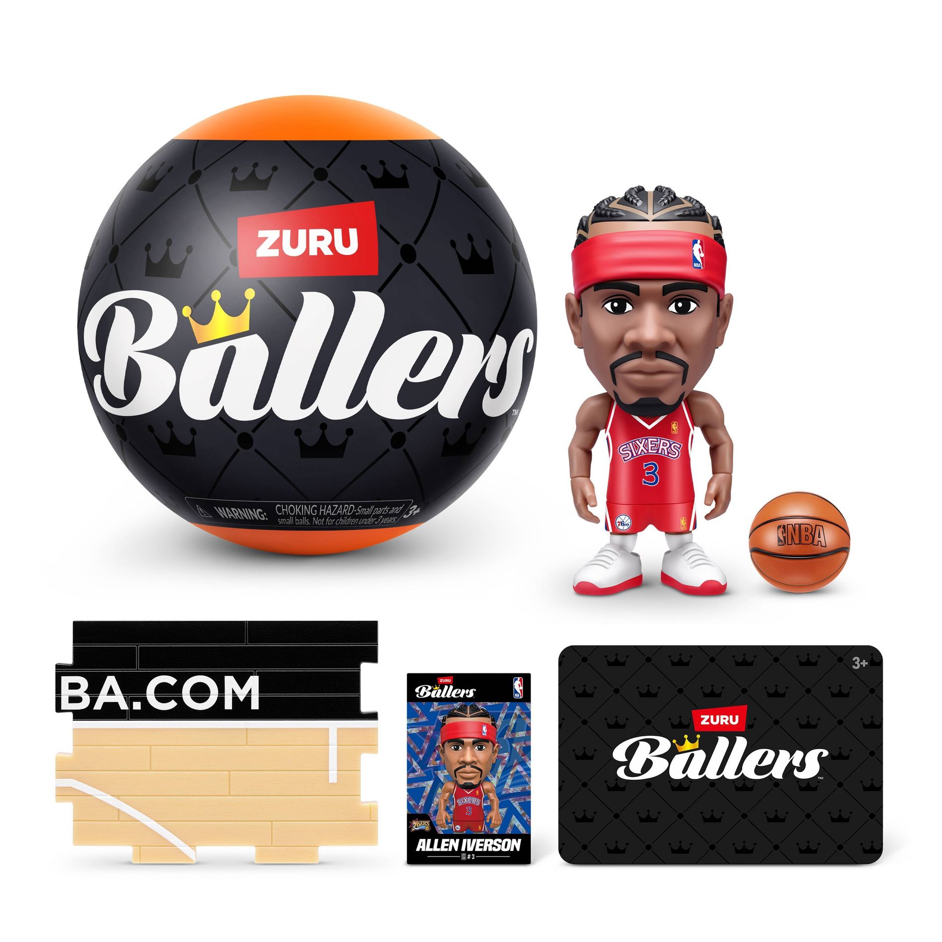 NBA Ballers 90s Collection by ZURU PVC Mini Figure Sports Toy