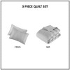 Sapphtopaz Comforter Sets Bedding Set Gauze Crinkle Texture Design Reversible Quilt Set 3 Piece 1 Quilt, 2 Pillow Shams - 3 of 4
