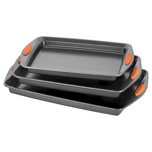 Cook's Essentials 3-Piece Silicone Bakeware Set 