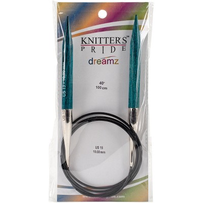 Knitter's Pride-Dreamz Fixed Circular Needles 40"-Size 15/10mm