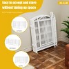 Dog Playpen 32 Inch 8 Panels, Heavy Duty Metal Pet Playpen Indoor Outdoor Exercise Pen with Doors for Large Medium Small Dogs Indoor Outdoor - 2 of 4