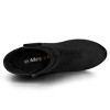 Allegra K Women's Round Toe Block Heel Ankle Booties - 4 of 4