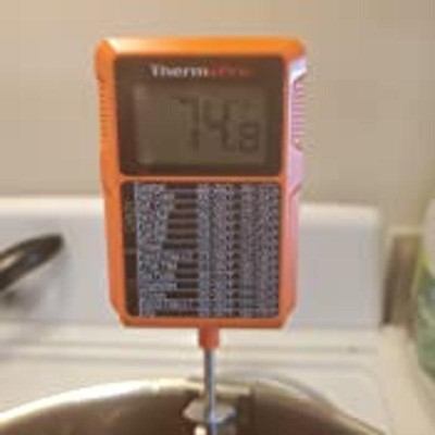 ThermoPro TP510 Waterproof Digital Candy Thermometer with Pot Clip