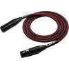 Kirlin XLR Male To XLR Female Microphone Cable - Black And Red Woven Jacket - 2 of 2