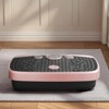 VEVOR Vibration Plate Exercise Machine, Whole Body Shaker with Magnetic Acupoints for Lymphatic Drainage and Weight Loss,Pink - 2 of 4