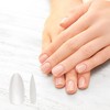 Unique Bargains Women's Full Coverage Fake Nails S Gray White 1 Pc - 2 of 4