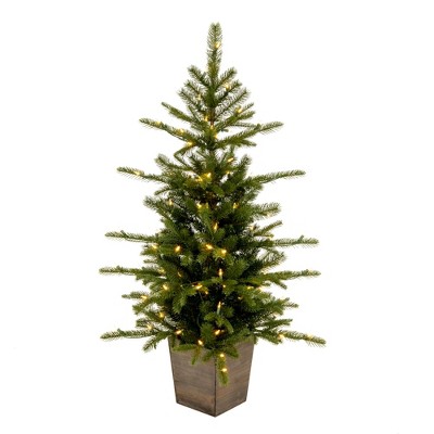 Vickerman 4' x 30" Winston Spruce Artificial Christmas Tree PreLit