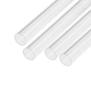 Unique Bargains Lamp Lantern Water Cooling System Acrylic Round Pipes Clear 4 Pcs 6" - 1 of 4