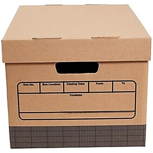 Myofficeinnovations Medium Duty 100% Recycled Storage Boxes Letter/legal  Size 12/pack 690747 : Target