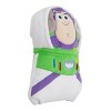NoJo Disney Toy Story It's Play Time White, Green, and Purple, Buzz Lightyear Shaped Toddler Blanket - 2 of 4