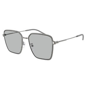 Emporio Armani EA 2159D 300387 Womens Square Sunglasses Matte Gunmetal 57mm - 1 of 3