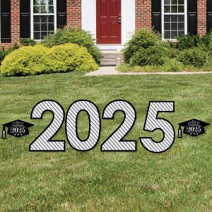 Big Dot of Happiness Graduation Cheers - 2025 Yard Sign Outdoor Lawn Decorations - Graduation Party Yard Signs - 2025 - 1 of 4