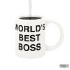 Hallmark The Office 'World's Best Boss' Coffee Mug Christmas Tree Ornament - 3 of 4