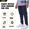 Ultra Performance Mens 3 Pack Open Bottom Sweatpants with Pockets, Casual Sweatpants for Men - 4 of 4