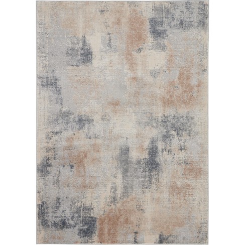 Nourison Rustic Textures Contemporary Abstract Indoor Area Rug Beige ...