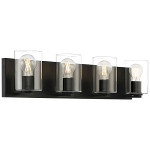 Access Lighting Oslo 4 - Light Vanity in  Matte Black - 1 of 4