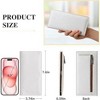 BEAFUP Floral Carved Ladies Long Wallet,with 11 Credit Card Slots and 1 Clear Windows,Bifold Leather RFID Blocking Designer Credit Card Holder - 3 of 4