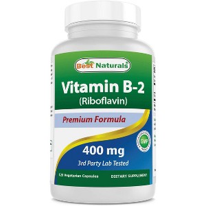 Vitamin B2 400 mg 120 Veg Capsules - 1 of 4