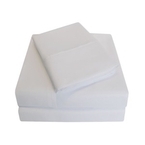 Basketweave Deep Pocket Wrinkle-Free 4 Piece Sheet Set by Blue Nile Mills - 1 of 1