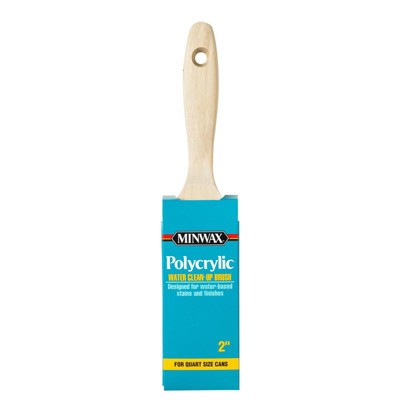 Minwax Polycrylic 2 in Flat Stain Brush