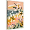 Amanti Art Flowers By The Sea by Treechild Framed Canvas Wall Art - 3 of 4