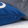 ChicFurnit Bed Pillows Home Pillow Velvet Decorative Pillow with Hidden Zipper Cotton Pillows for Living Room Decoration, Blue, 20"*1"*20" - 4 of 4