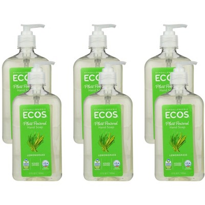 Ecos Lemongrass Hand Soap - Case of 6/17 fz