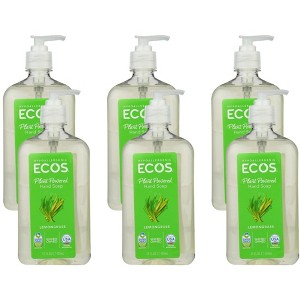 Ecos Lemongrass Hand Soap - Case of 6/17 fz - 1 of 4