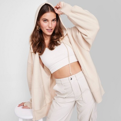 Wild Fable Long Sleeve Cropped Sweatshirt 