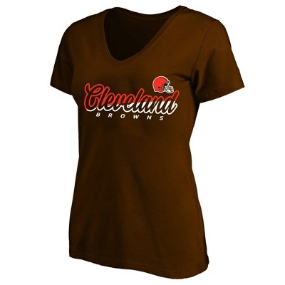 Nfl Cleveland Browns Short Sleeve V-neck Plus Size T-shirt - 4x : Target