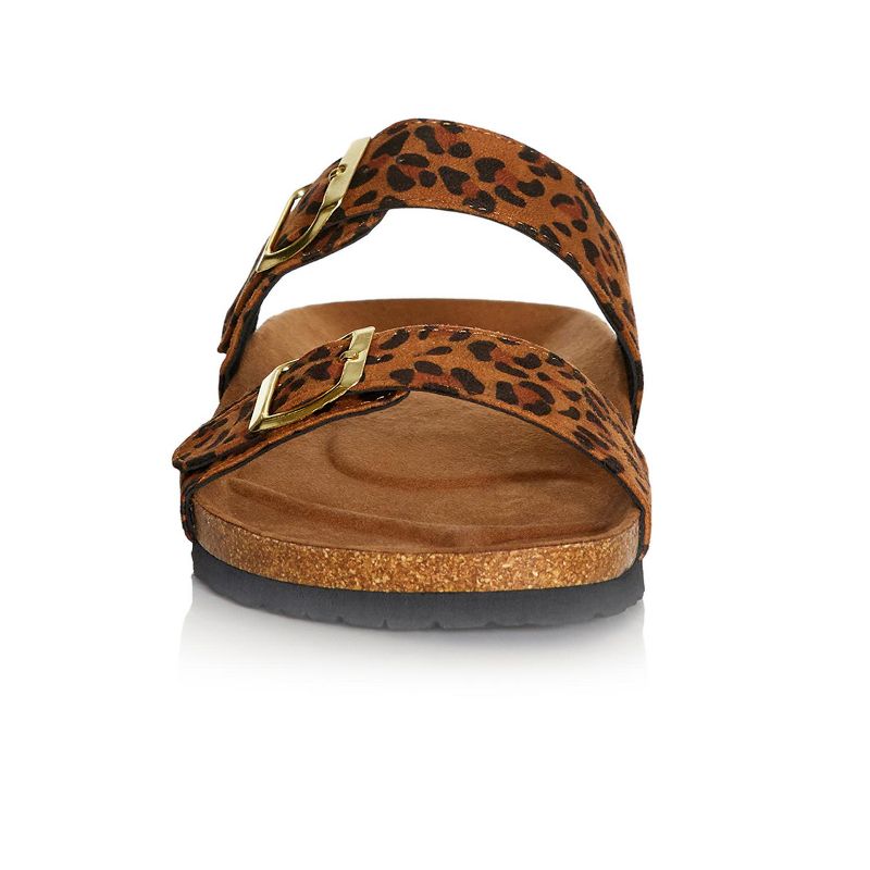 Women's Wide Fit Nelly Sandal - leopard | CLOUDWALKERS, 5 of 6