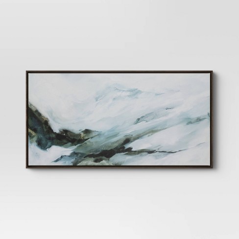 47 X 24 Abstract Mountain Framed Canvas - Project 62™ : Target
