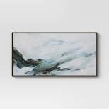 47" x 24" Abstract Mountain Framed Canvas - Project 62™