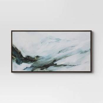 47" x 24" Abstract Mountain Framed Canvas - Project 62™