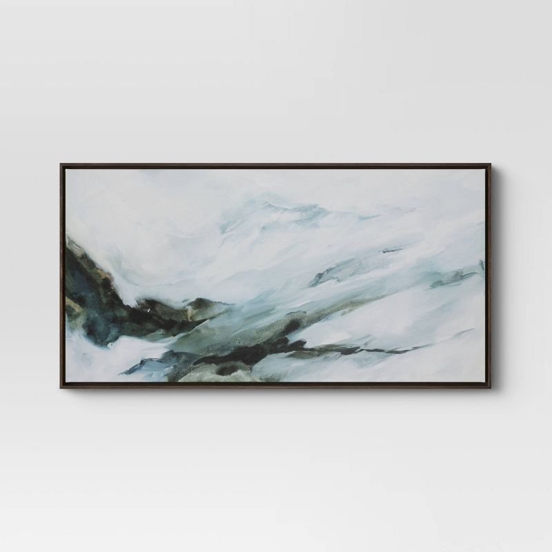 47&#34; x 24&#34; Abstract Mountain Framed Canvas - Project 62&#8482;, 1 of 11