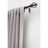 28"-48" Decorative Drapery Single Rod Set with Cage Ball Finials Oil Rubbed Bronze - Lumi Home Furnishings: Adjustable Bronze Curtain Rod - 4 of 4
