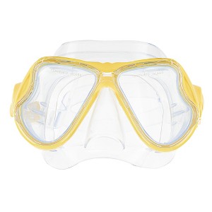 Hawaii Divers Manta Ray Adult Snorkel Mask – Yellow - 1 of 3