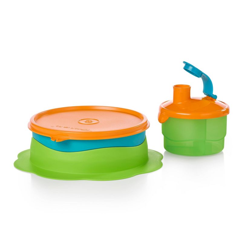 Tupperware Food Storage Baby Feeding Set Blue/Orange/Green, 4 of 6