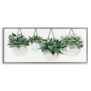 Stupell Industries Hanging Planters House Plants, 24" x 10" - 1 of 4
