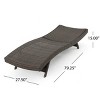 79'' Outdoor Wicker Chaise Lounge Chairs Set of 2 PE Rattan Reclining Loungers for Patio Pool or Deck No Assembly Required-Maison Boucle - 4 of 4