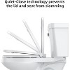 Toilet Seat,Round Toilet Seat with Quiet-Close, Quick-Attach Hardware with Grip-Tight Bumpers, Quick-Release Design,Slow-Close Toilet Seat - 2 of 4