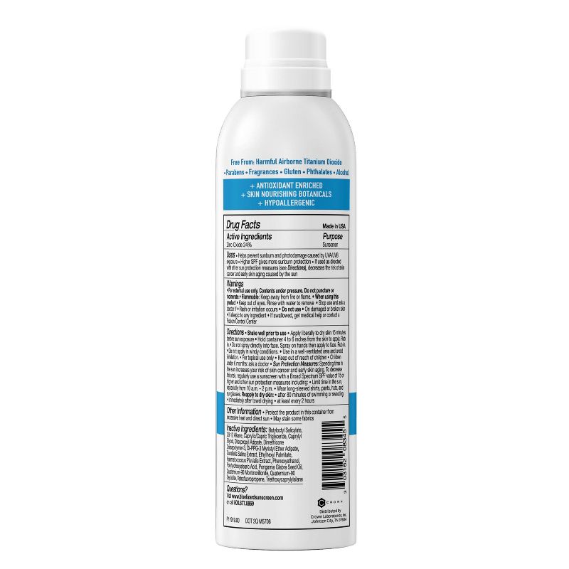 Blue Lizard Sensitive Mineral Sunscreen Spray - SPF 50+ - 4.5 oz, 3 of 9