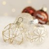 Garvee 25 Pcs Christmas Tree Ornament Balls, 2.4" Clear Shatterproof Christmas Decoration Balls - 3 of 4