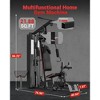 Full Body Workout Machine with 150LBS Weight Stack,  All in One Exercise Station with Preacher Curl Pad, Leg Developer for Strength Training - 3 of 4