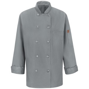 Red Kap Women's Chef Coat With Oilblok + Mimix - 1 of 4