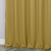 Classic Modern Solid Room Darkening Semi-Blackout Curtains, Grommets, Set of 2 by Blue Nile Mills - 3 of 4