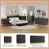 Nightstand, Modern 2 Drawer Dresser for Bedroom, Large End Side Table Bedside Table with 2 Drawers, Wooden Night Stand with Metal Legs for Bedroom - 4 of 4