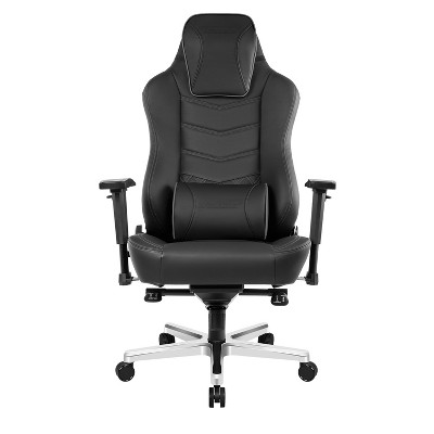 AKRacing Office Series Onyx Deluxe Computer Chair, Black Real Leather (AK-ONYXDELUXE)