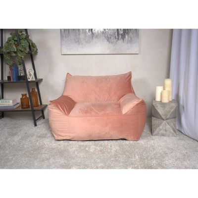 Grungis Bean Bag Chair,Velvet Beanbag Chair with Armrests,Adults Lounge Sofa,Comfy Couch for Living Room Bedroom